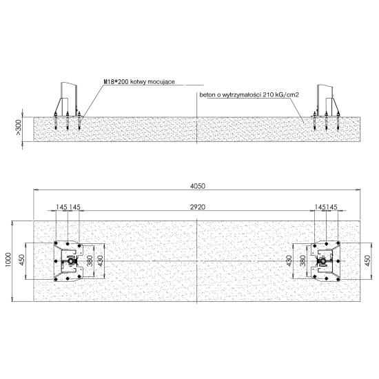 Podnośnik 2-kolumnowy łączony górą Bestlift 245GEM B4.3